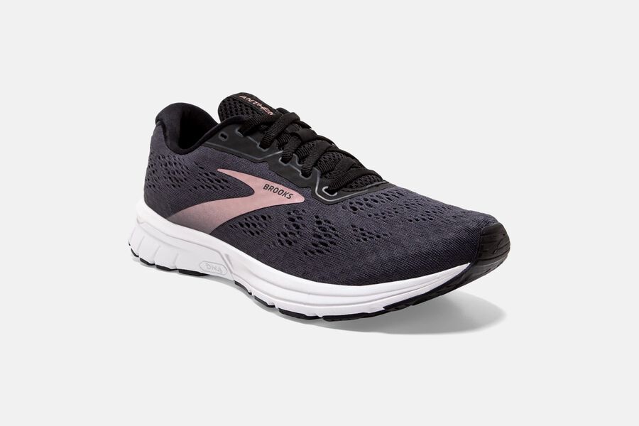 Anthem 3 Road Brooks Running Shoes NZ Womens - Black/Pink - DGKHUO-503